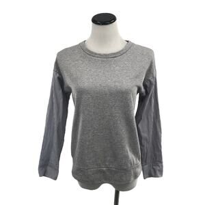 Vineyard Vines Gray Mixed Media Sweatshirt